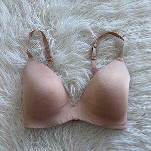 Skims Wireless Form T-shirt Bra Clay Size 32DDD